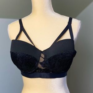Black Lace Bra